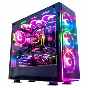 عکس png کیس کامپیوتر به همراه قطعات با کیفیت بالا