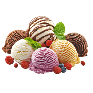 عکس بستنی اسکوپی در کاسه با کیفیت بالا