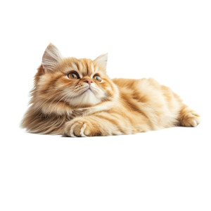 عکس گربه کیوت با کیفیت بالا و پس زمینه سفید