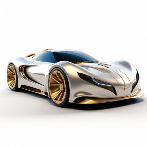 عکس ماشین فوق اسپرت و خفن سفید با کیفیت بالا