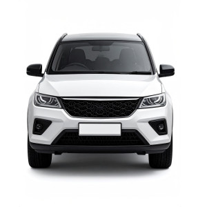 عکس ماشین شاسی بلند سفید رنگ از نمای جلو