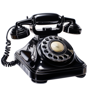 عکس پی ان جی تلفن ثابت قدیمی با کیفیت بالا