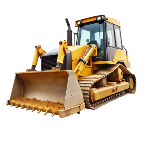 عکس png ماشین سنگین راه سازی رنجیری با کیفیت بالا