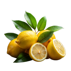 عکس png لیمو تازه و سبز و لیموی برش خورده با کیفیت