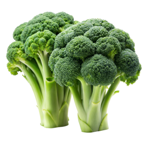 عکس png کلم بروکلین تازه و سبز با کیفیت بالا