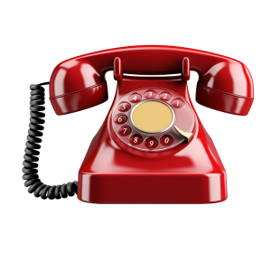 عکس png تلفن کلاسیک قدیمی چرخشی با کیفیت بالا