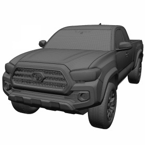 مدل سه بعدی 3D ماشین تویوتا تاکوما با کیفیت بالا