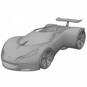 مدل سه بعدی ماشین سواری فانتزی