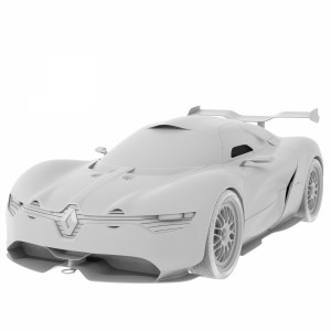 مدل سه بعدی ماشین رنو آلپاین Renault  Alpine