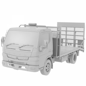 مدل سه بعدی ماشین حمل ماشین میتسوبیشی