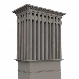 مدل سه بعدی بادگیر با کیفیت بالا