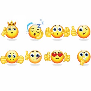 لایه باز ایموجی در شکل های مختلف با کیفیت بالا