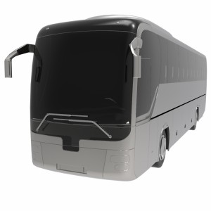 مدل سه بعدی خودرو اتوبوس مسافربری با کیفیت بالا