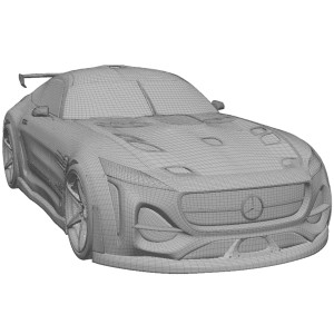 مدل سه بعدی ماشین خودرو مرسدس بنز ای ام جی AMG