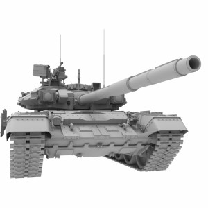 مدل سه بعدی تانک جنگی تی 90 T90