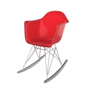 مدل سه بعدی صندلی راک فلزی و پلاستیکی