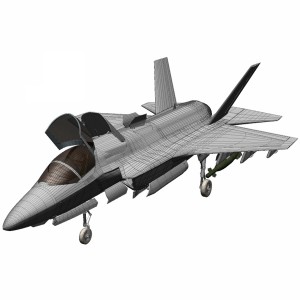 مدل سه بعدی هواپیمای جت جنگی اف 35 F-35