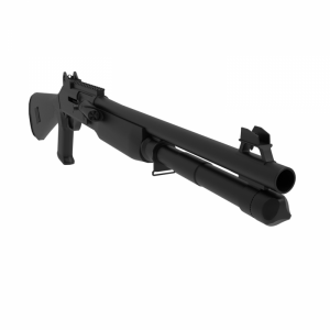 مدل سه بعدی اسلحه شات گان ساچمه زنی