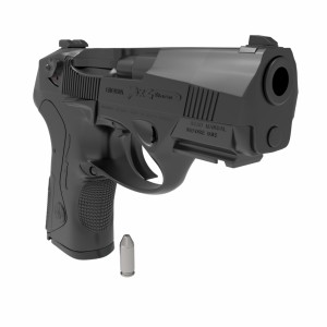 مدل سه بعدی اسلحه کلت کمری