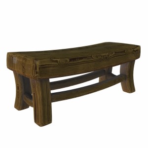 مدل سه بعدی چهارپایه چوبی قدیمی