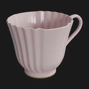 مدل سه بعدی فنجان لیوان چای خوری با کیفیت بالا