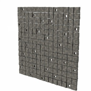 مدل سه بعدی دیوار سنگی برای دکوراسیون
