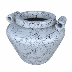 مدل سه بعدی گلدان سنگی