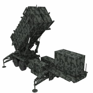 مدل سه بعدی 3D سامانه لانچر موشکی