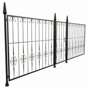 مدل سه بعدی نرده فلزی فر فوژه