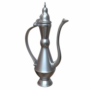 مدل سه بعدی قوری فلزی