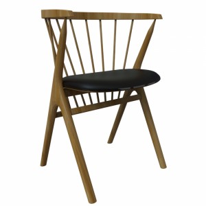 مدل سه بعدی صندلی چوبی