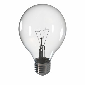 مدل سه بعدی لامپ رشته ای