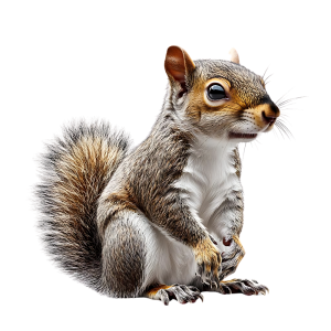 عکس png سنجاب درختی با پس زمینه خالی و کیفیت بالا