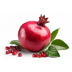 عکس 5k میوه انار با کیفیت بالا و پس زمینه سفید