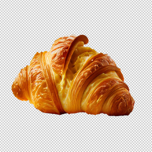 عکس 4k نان شرینی کروسان با کیفیت بالا