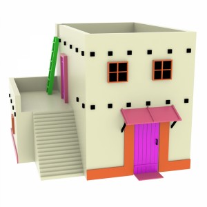 دانلود مدل سه بعدی خانه روستایی
