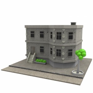 مدل سه بعدی آپارتمان فانتزی