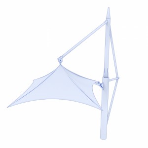 مدل سه بعدی سایه بان مدرن