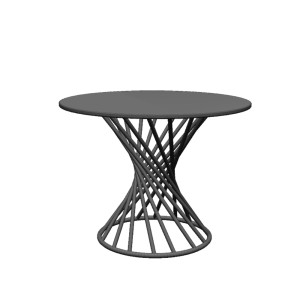 مدل سه بعدی میز فلزی کلاسیک