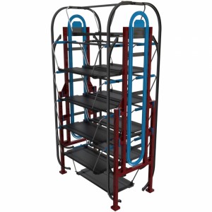 مدل 3D سه بعدی پارکینگ مکانیزه با کیفیت بالا