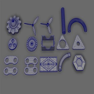 مدل سه بعدی قطعات صنعتی 3D Hardsurface