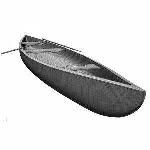 مدل سه بعدی قایق پارویی