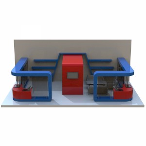 مدل سه بعدی غرفه نمایشگاهی